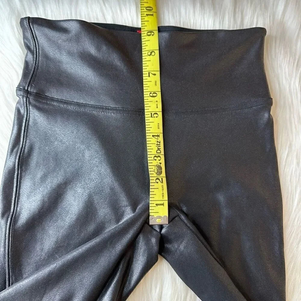 SPANX Faux Leather Leggings Size Small - Picture 10 of 11